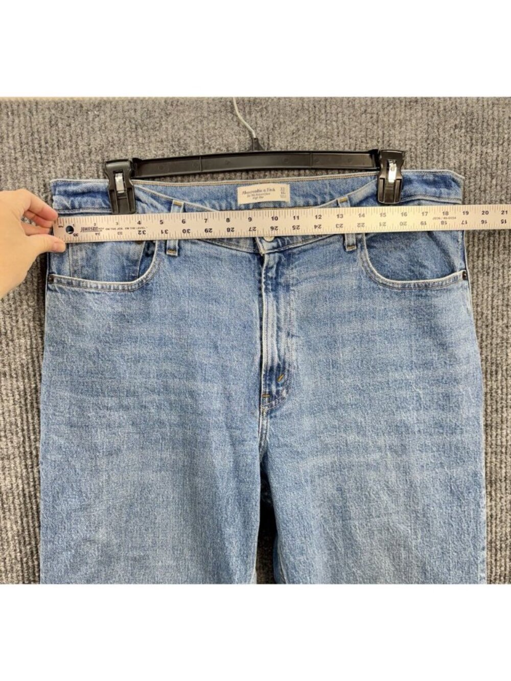 Abercrombie & Fitch Jeans Womens 33/16R The 90s Relaxed High Rise Distressed - Picture 4 of 8